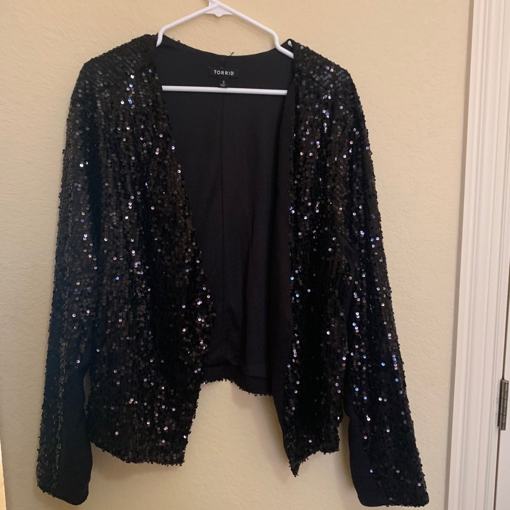 Torrid size 3 sparkly cardigan